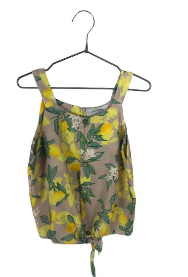 Jungle pattern Top LPC GIRL Made IN FR