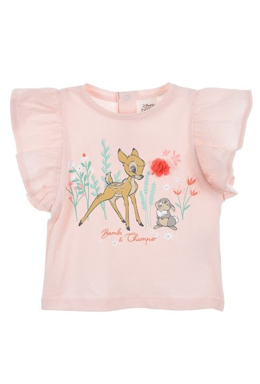 Tee-shirt short sleeves Bambi 100% organic cotton