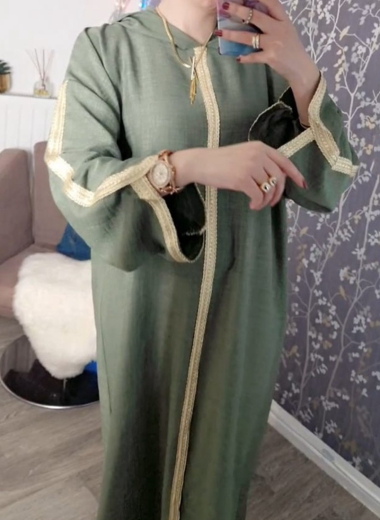 Mayorista SO LOOK - Vestido abaya con capucha