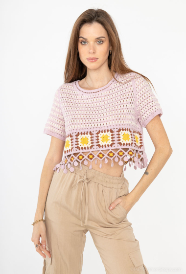 Wholesaler So Sweet - Embroidered blouse
