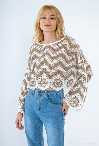 Wholesaler So Sweet - Embroidered sweater