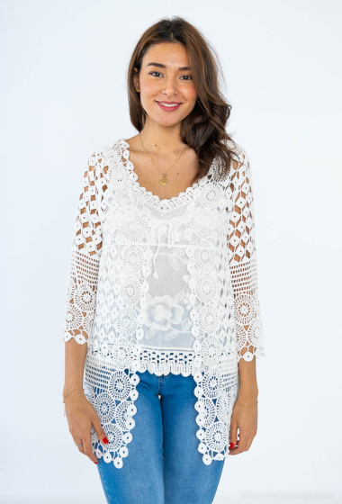 Wholesaler So Sweet - Crochet blouses