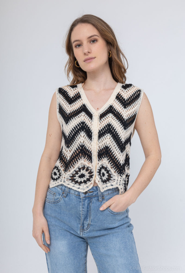 Wholesaler So Sweet - Crochet vest