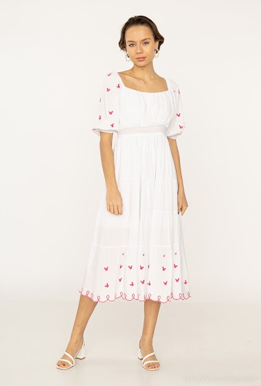 Wholesaler So Sweet - Embroidered dress