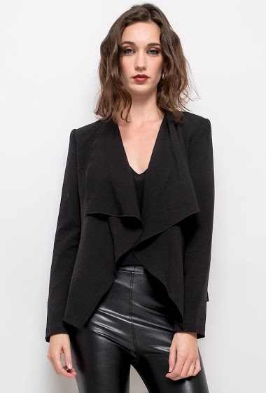 Wholesaler Softy by Ever Boom - Blazer with waterfall collar
