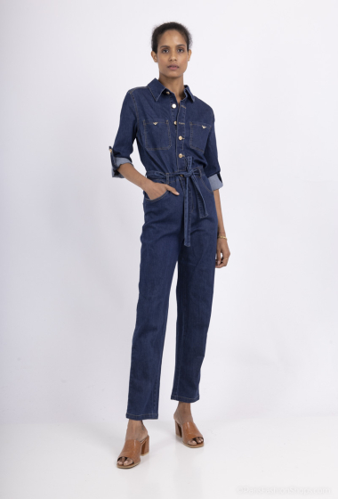 Wholesaler Softy by Ever Boom - Denim jumpsuit