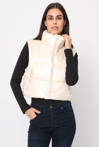 Wholesaler Softy by Ever Boom - Short sleeveless down jacket