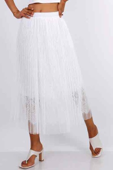 Wholesaler Softy by Ever Boom - Midi tulle skirt