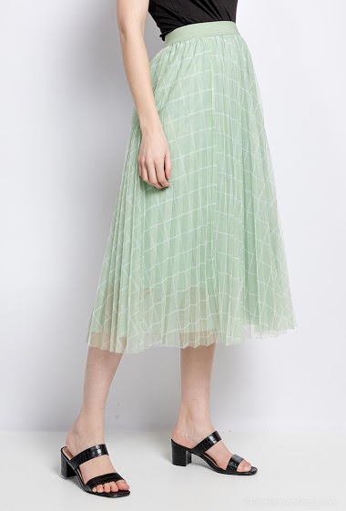 Wholesaler Softy by Ever Boom - Midi skirt in tulle