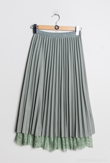 Wholesaler Softy by Ever Boom - Pleated midi skirt
