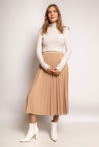 Wholesaler Softy by Ever Boom - Pleated midi skirt