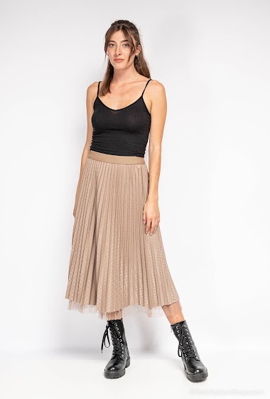 Wholesaler Softy by Ever Boom - Reversible Midi skirt in tulle