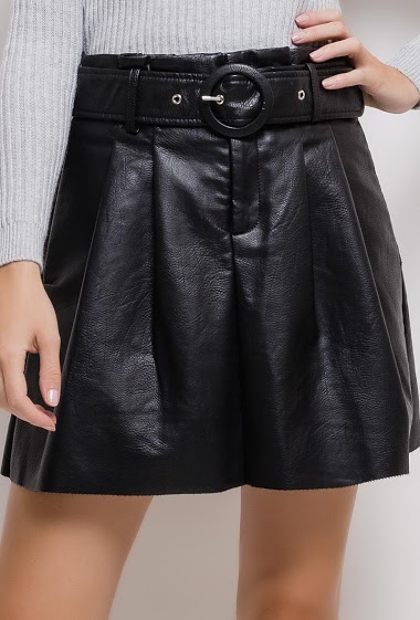 Wholesaler Softy by Ever Boom - Fake leather skirt