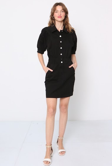 Wholesaler Softy by Ever Boom - cotton Buttoned dress