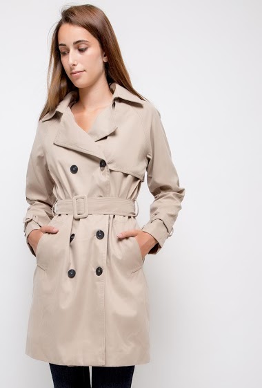 Wholesaler Softy by Ever Boom - Classic trench-coat