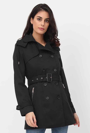 Grossiste Softy by Ever Boom - TRENCH COAT AVEC CEINTURE