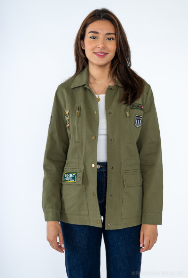 Wholesaler Softy by Ever Boom - Military jacket with badge