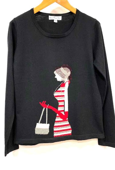 Wholesaler Soie pour Soi - Sweater with print