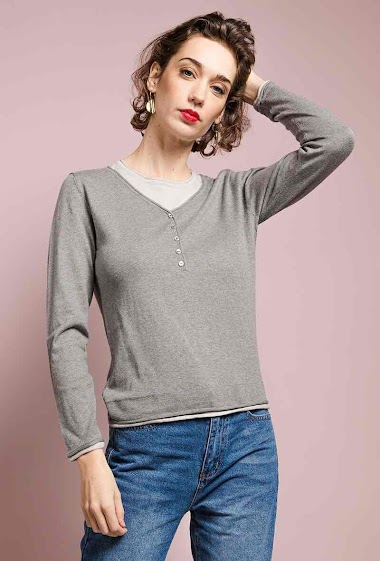 Wholesaler Soie pour Soi - Cotton silk sweater