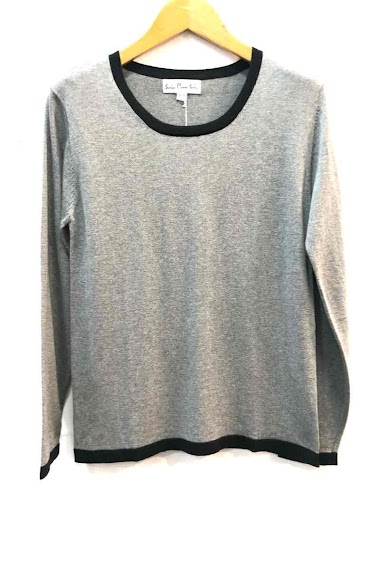 Wholesaler Soie pour Soi - Silk cotton bicolor sweater