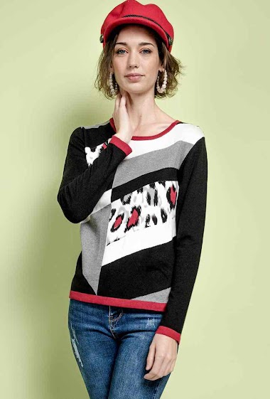 Mayorista Soie pour Soi - Patterned sweater