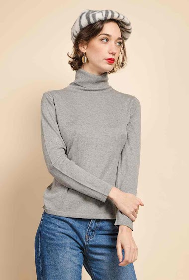 Wholesaler Soie pour Soi - Turtleneck silk sweater