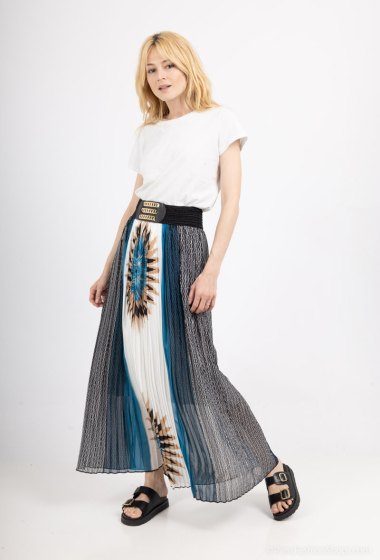 Wholesaler Soleil Star - Long printed skirt