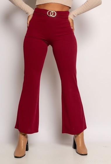 Wholesaler Soleil Star - Flowy pants with gold belt