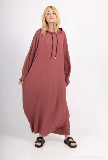 Wholesaler Soleil Star - Hooded dress with pockets