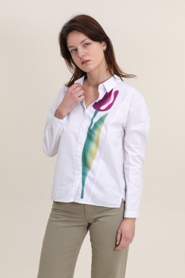 Wholesaler Sophyline - Printed cotton shirt