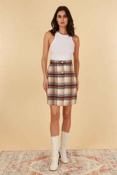 Wholesaler Sophyline - Plaid skirt
