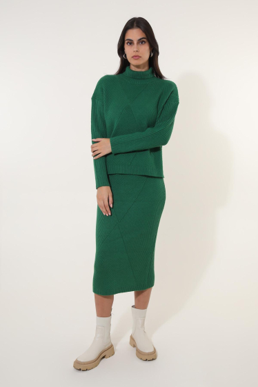 Wholesaler Sophyline - Knitted midi skirt
