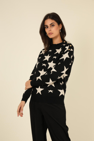 Wholesaler Sophyline - Sweater with stars