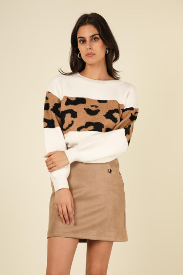 Wholesaler Sophyline - Leopard sweater
