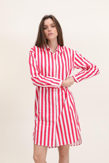 Wholesaler Sophyline - Striped shirt dress