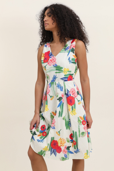 Wholesaler Sophyline - Floral cotton dress