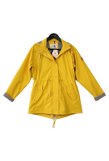 Wholesalers Big Size Exclusive ex.SPATIAL - Adjustable raincoat, lined with "Ann" cotton thread