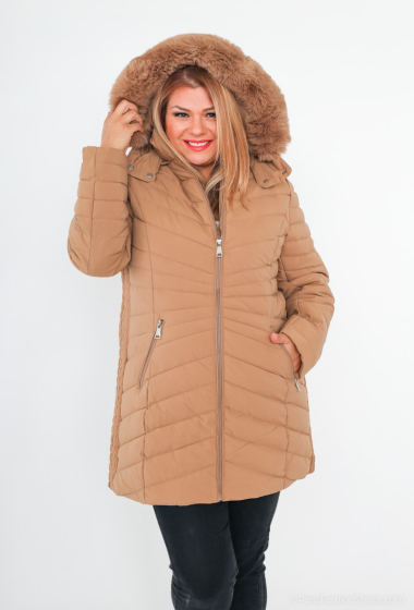 Wholesaler Big Size Exclusive ex.SPATIAL - Mid-length down jacket, lined inside