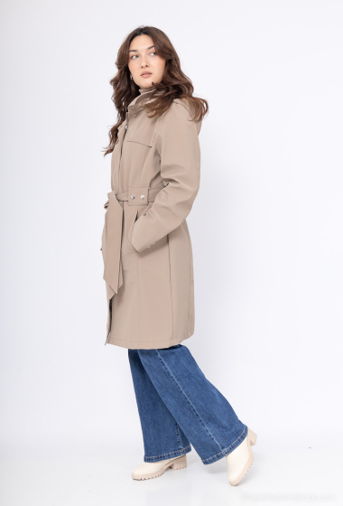 Wholesaler Big Size Exclusive ex.SPATIAL - Long raincoat “Stephanie”