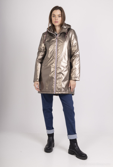 Mayorista Big Size Exclusive ex.SPATIAL - Parka larga con pelo