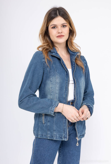 Grossiste Big Size Exclusive ex.SPATIAL - Veste en Jeans