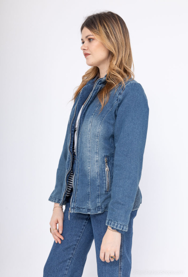 Grossiste Big Size Exclusive ex.SPATIAL - Veste en Jeans