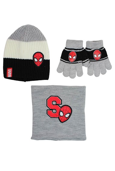 Wholesalers Spiderman - Spiderman Glove Hat Nack warmer