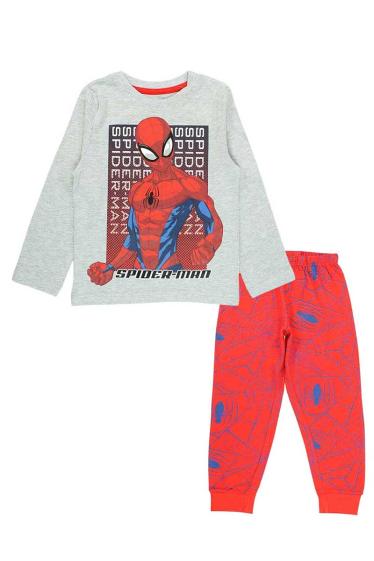 Großhändler Spiderman - Spiderman-Pyjama aus Baumwolle
