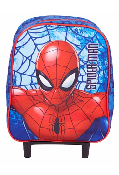 Mayoristas Spiderman - Spiderman Schoolbag with wheels 24x28x10