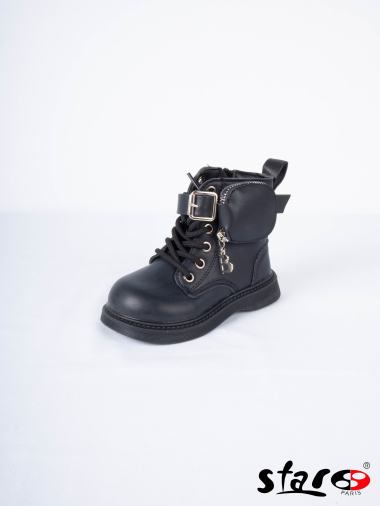 Wholesaler Star Paris - Girls' high boots with zip