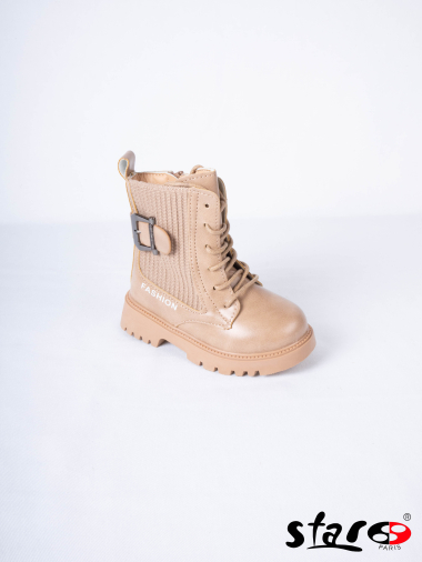 Wholesaler Star Paris - Girls' high boots with ZIP