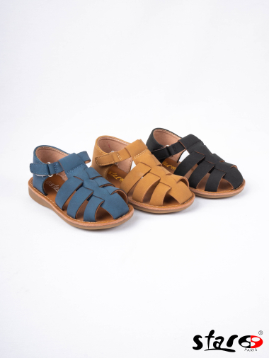 Wholesaler Star Paris - Boy sandals with velcro