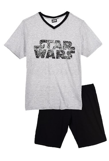 Wholesaler Star Wars - PAJAMA TEE SHIRT+SHORT STAR WARS