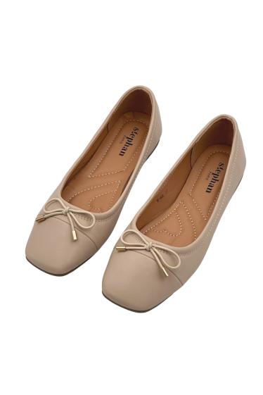 Wholesaler Stephan - Patent ballerinas with square toe